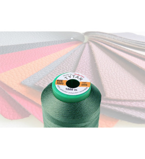 Upholstery sewing thread TYTAN 60E 1000 m color Dark Green 2595