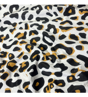 Cotton fabric 100% cotton, 125 g/m², width 160 cm, leopard