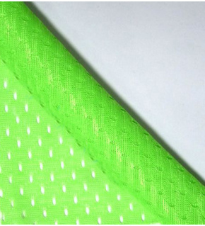 Polyester mesh for clothing Green neo, 2x2mm eye