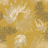 Velvet upholstery fabrics with print, Herbs on Mustard