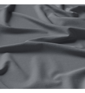 Solid-colored cotton fabric, 125 g/m², width 160 cm, graphite