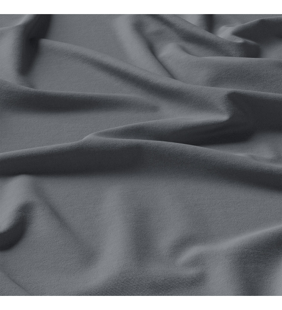 Solid-colored cotton fabric, 125 g/m², width 160 cm, graphite