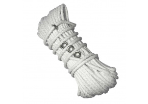 Cotton-Polyester Rope 9 mm x 25 m, color white