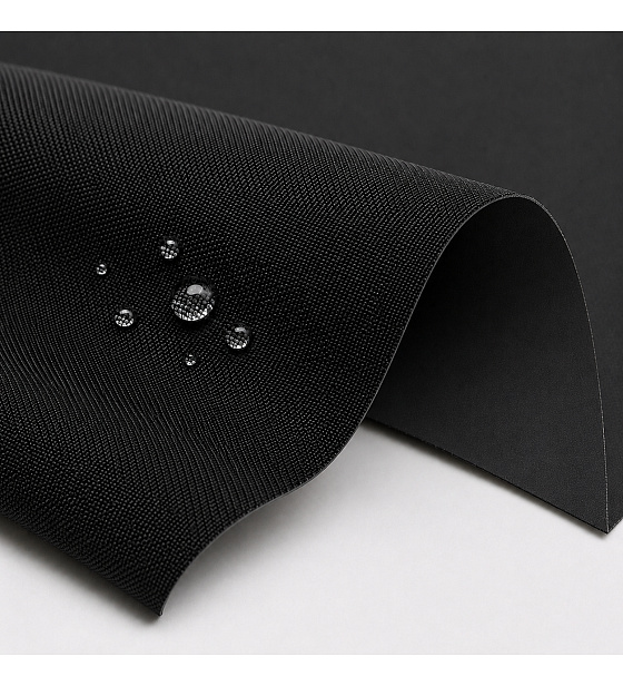 Waterproof fabric Kodura PVC coating 600D, 360 g/m², width 150 cm, black