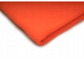 Microfleece Fabric Orange Neon