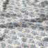 Cotton fabrics, by the meter. Gray Owls on White
