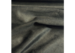 Velvet upholstery fabric Salvador Espresso for furniture, by the meter - Pet Proof