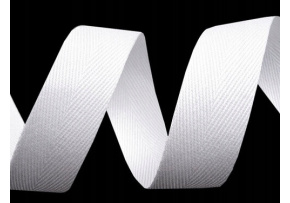 Cotton Bias Tape 20 mm Color White