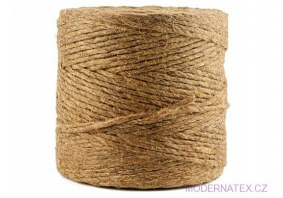 Lněný stáčený provázek 150x10 SN, 500gr, navín 330 m