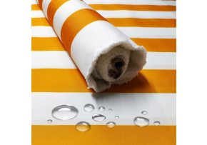 Waterproof fabric Premium, 190 g/m², width 160 cm, yellow stripes