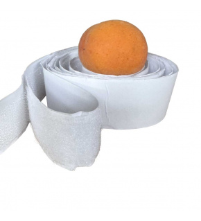 White adhesive hook and loop tape, 50 cm, width 20 mm