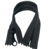 Zipper cube 5 mm 25 cm Non-separable black