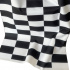 Outdoor Fabric Pergola (Oxford), 200 g/m², width 160 cm, black and white checkerboard 5x10 cm
