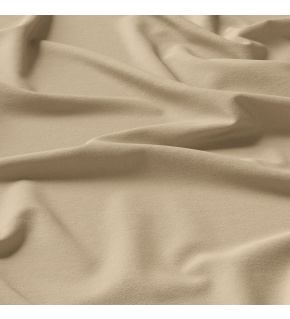Solid-colored cotton fabric, 125 g/m², width 160 cm, light beige