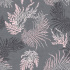 Velvet upholstery fabrics with print, Herbs on Grey