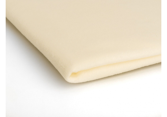 Microfleece Fabric Ecru