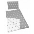 2-piece Crib Bedding STARS color Gray