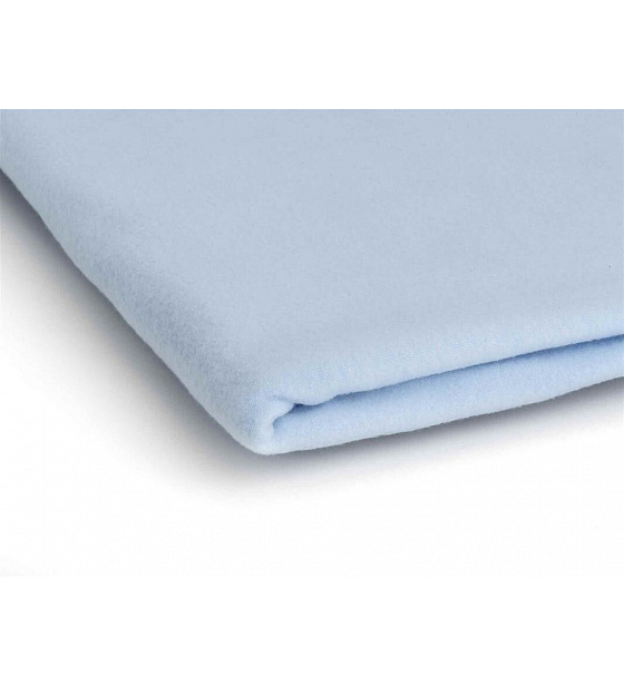 Microfleece fabric color blue 1.55 m x 0.3 m