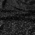 Children's cotton fabric 100% cotton, 125 g/m², width 160 cm, white galaxy on black