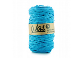 Cotton cord 5mm, 100m, color blue 280