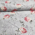 Cotton Fabric Little Flowers on Grey