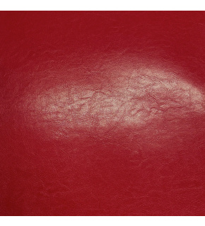 Eco-leather Standard glazed faux leather by the meter, 480 g/m², width 145 cm, red