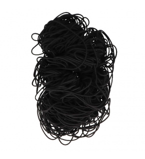 Round elastic black 3 mm