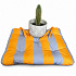 Waterproof garden seat cushion Oxford, 40 × 40 cm
