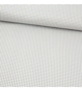 Children's cotton fabrics, by the meter. Cube mini 4 mm, Gray