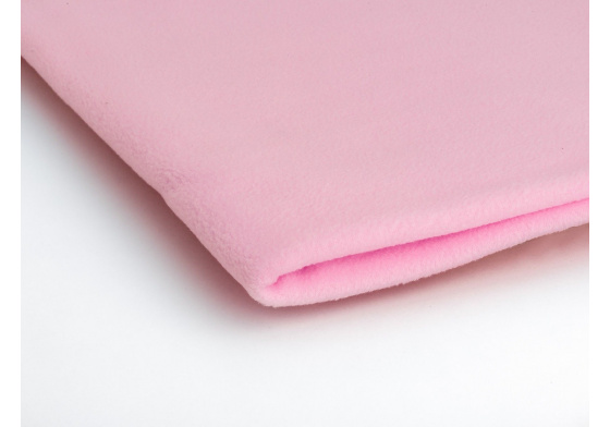 Microfleece Fabric Lt.Pink