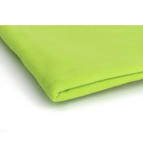 Polar fleece fabric 200 g/m², width 150 cm, neon celadon, by the meter