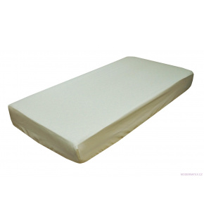 Cotton Fitted Crib Sheet with Elastic 120x60 cm ECRU