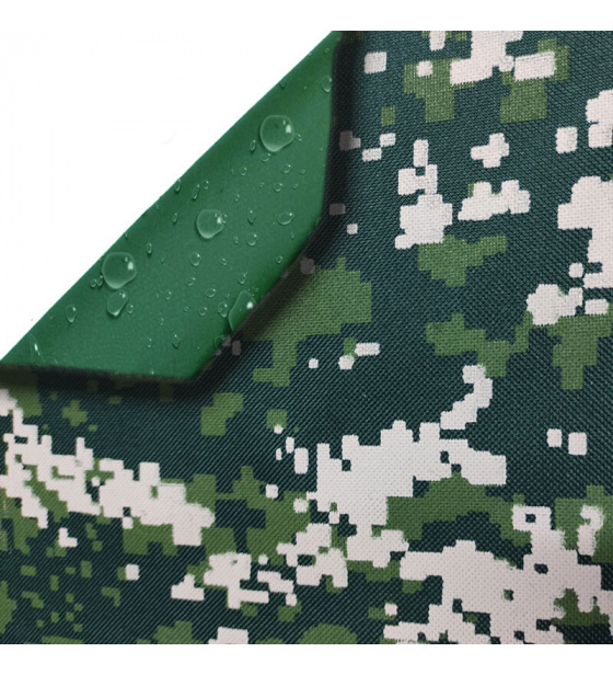 Waterproof fabrics CODURA 600X300 military, pixel 1 m x 1.30 m