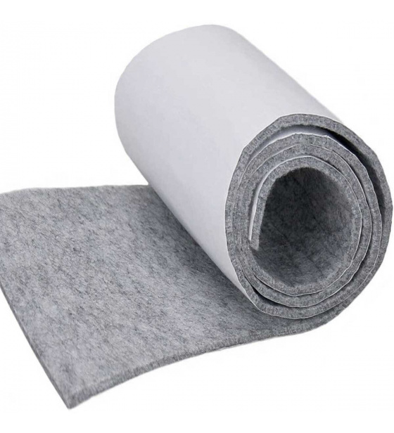 Samolepicí technický filc 4,5 mm barva Šedá 700 gr
