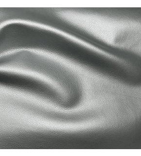 Eco-leather SOFT by the meter, 380 g/m², width 145 cm, silver, glazed