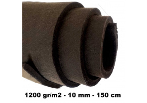 Technical felt 10 mm color Brown, width 150 cm