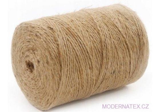 Lněný stáčený provázek 150x4 SN, 250gr, navín 415m