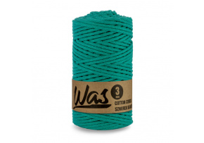 Cotton cord 3mm, 100m, TURQUOISE