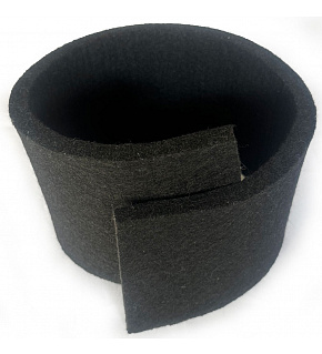 Technical felt 20 mm color Black, width 100 cm