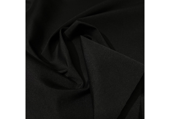 Komfort - Nepromokavá látka na zahradní nábytek a polštáře, odolná vůči UV-WR záření, Černá