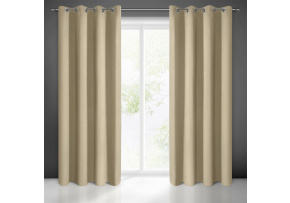 Blackout curtain with eyelets BEIGE 135X250 cm Blackout curtain with eyelets BEIGE 135X250 cm