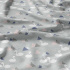 Cotton fabrics, by the meter. Swans on the Grey