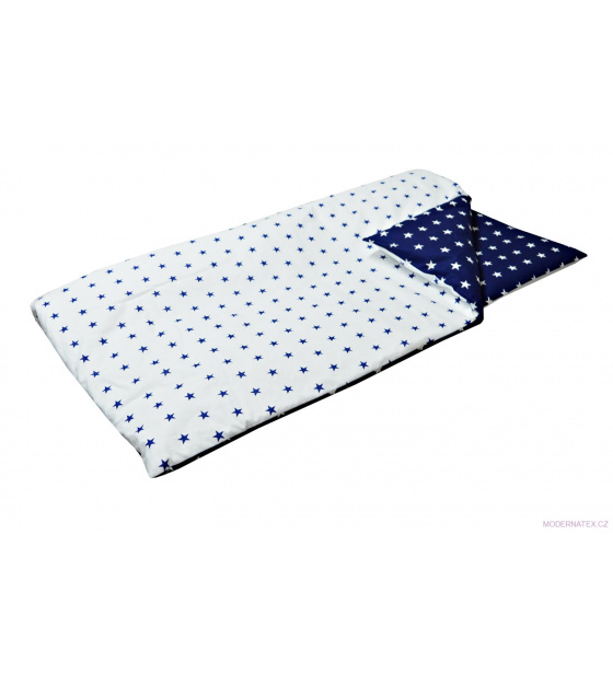 2-piece crib bedding set STARS color dark blue