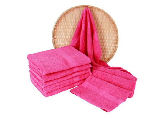 Terry towel 70x140 cm, color pink