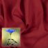 Natural linen fabric Oskar, Bordeaux, 265 gr/m2