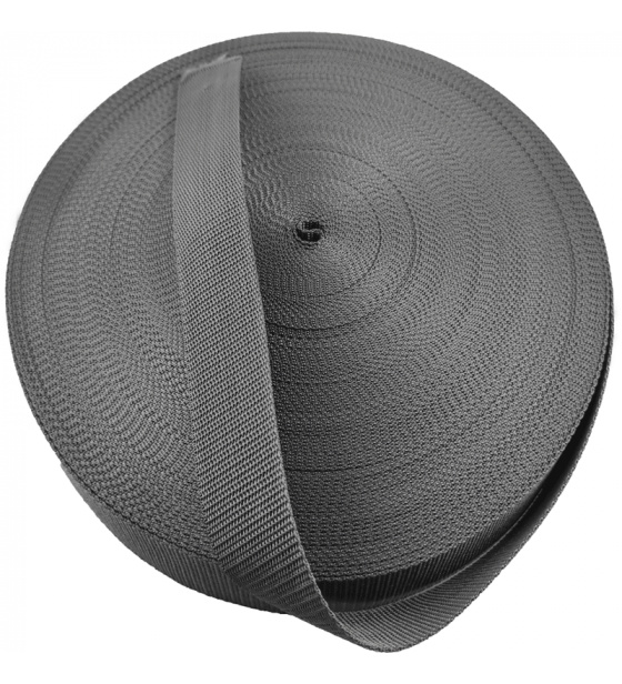 Polypropylénový popruh 40 mm grafit (balení 50 m)