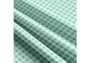 Children's cotton fabrics, by the meter. 8 mm Cube, Mint