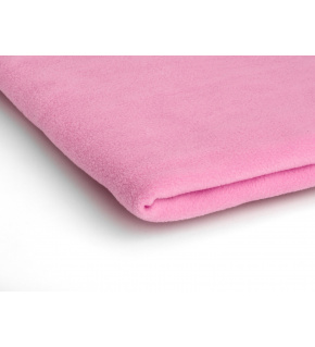 Polar fleece fabric 200 g/m², width 150 cm, pink, by the meter