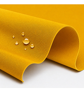 Waterproof fabric Kodura PVC coating 600D, 360 g/m², width 150 cm, yellow