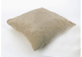 Velvet Pillow Cover, Color Cream, 40X40cm